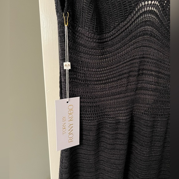 Torn by Ronny Kobo Madi Knit Dress - Black - Picture 8 of 12